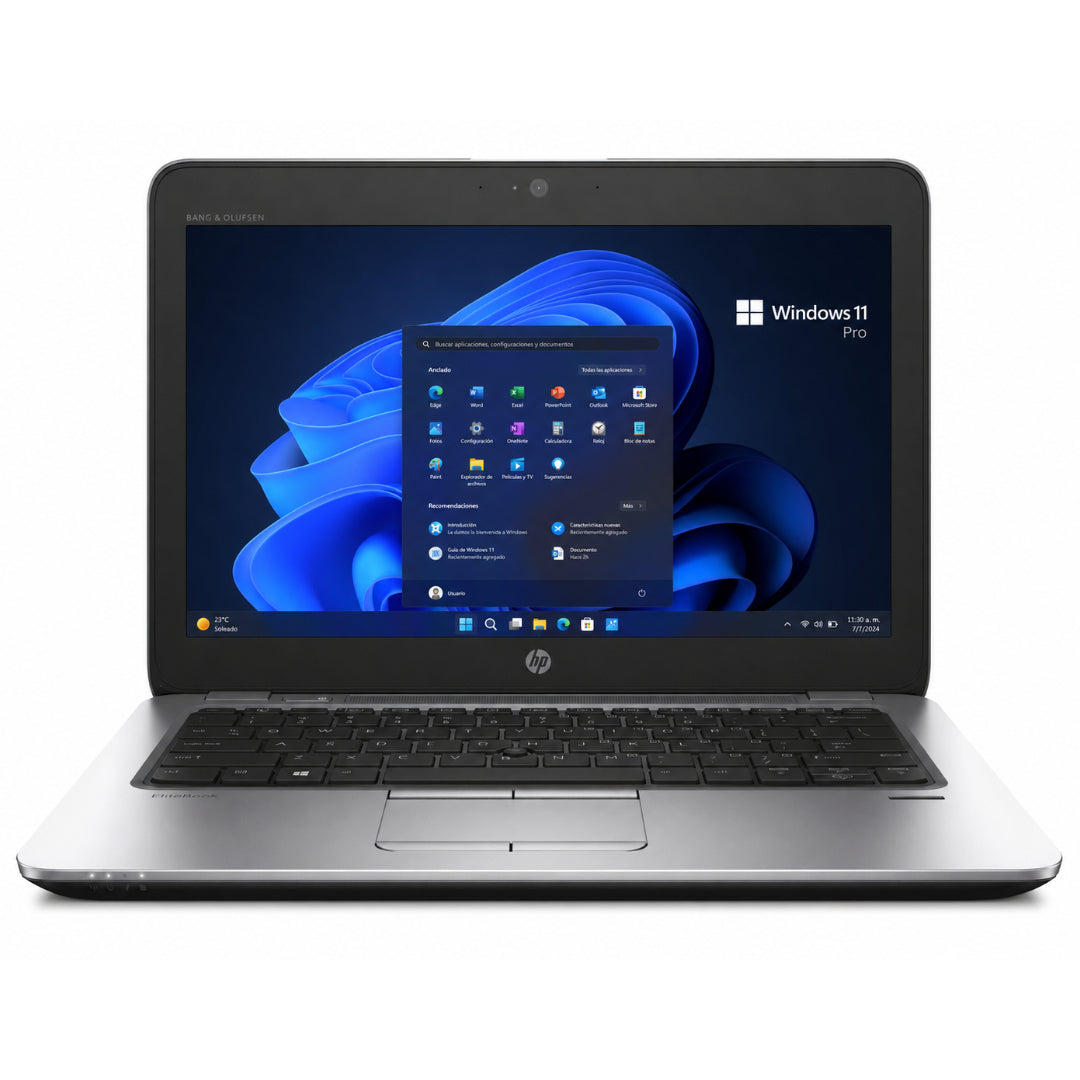 HP EliteBook 820 G4 Core i5-7300U RAM 8GB M.2 256GB Win11 Pro Pantalla 12.5" HD