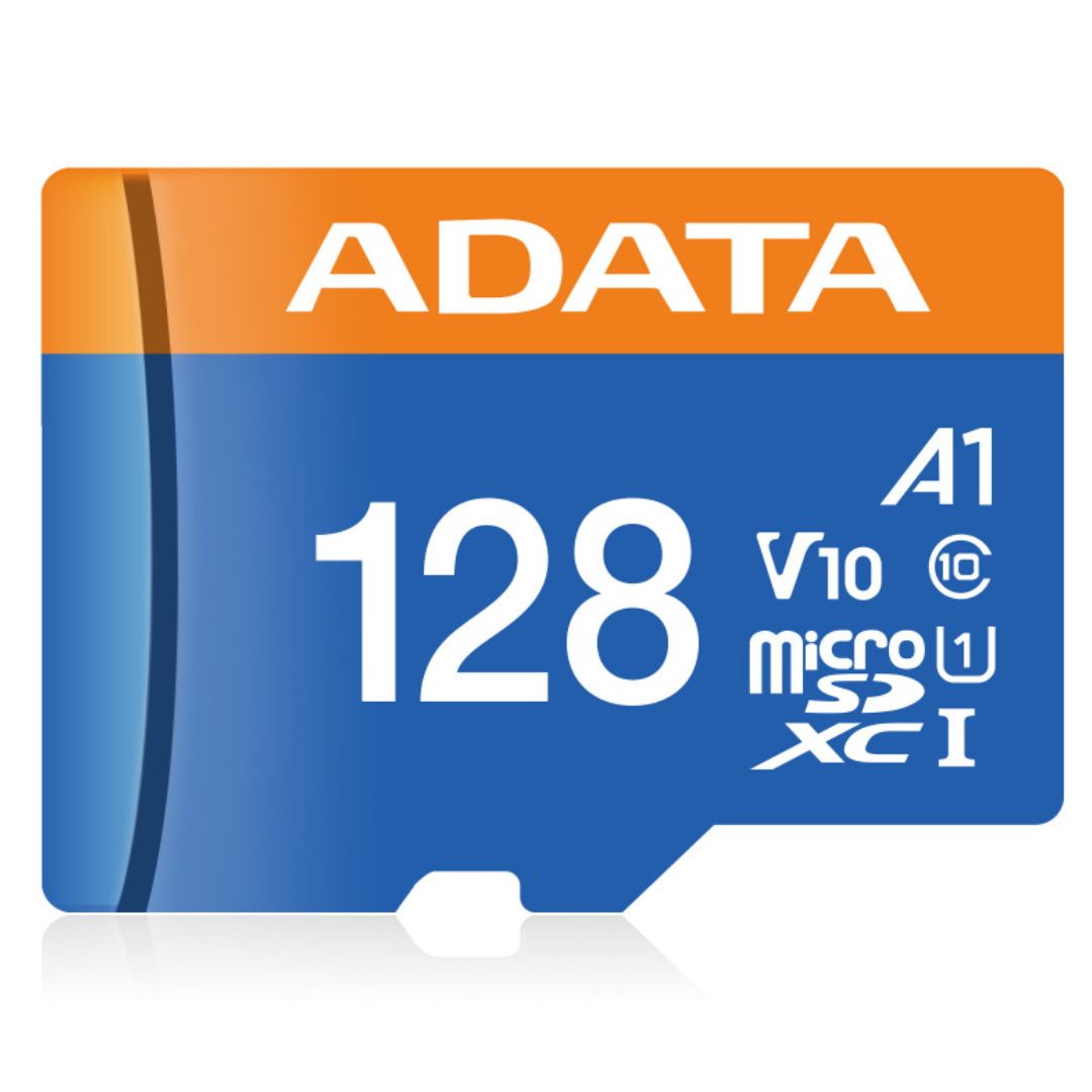 Tarjeta MicroSD Adata Premier, 128GB Memoria microSDXC UHS-I Clase 10, con Adaptador