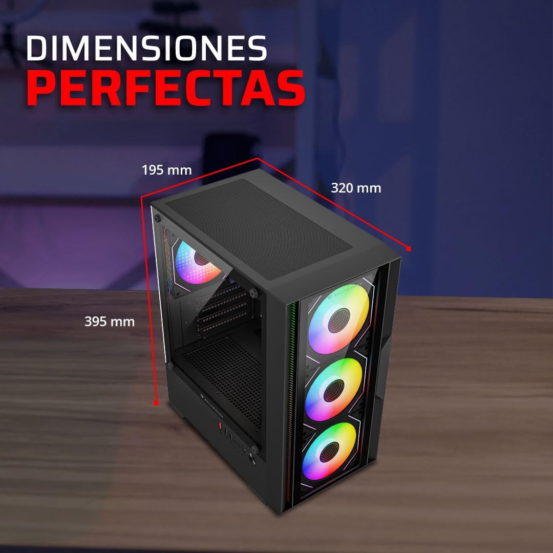 CPU GAMER RYZEN 7 5700 RTX 3050 RAM 16GB SSD M.2 480GB WIFI 80+