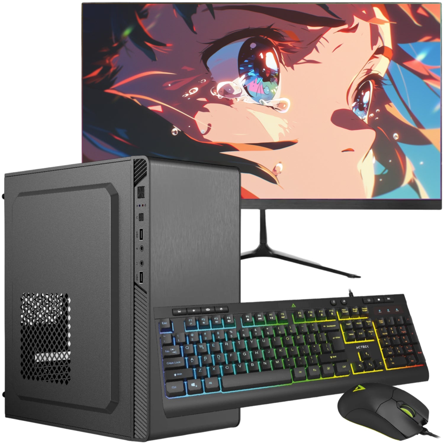 PC GAMER RYZEN 7 5700G RAM 16GB M.2 480GB MON 21.5" FHD