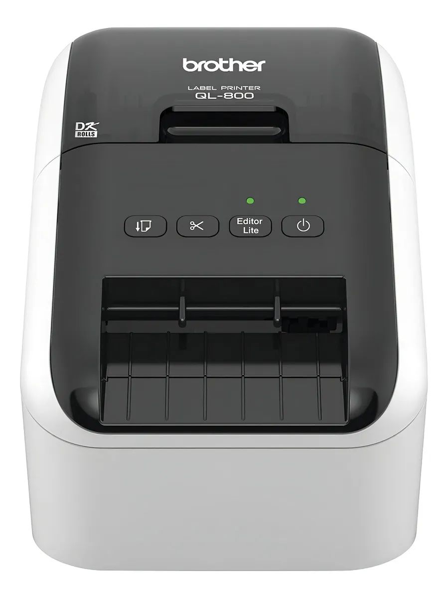 Impresora de Etiquetas BROTHER QL-800, Térmica directa, 300 x 600 DPI, 148 mm/s, Alámbric