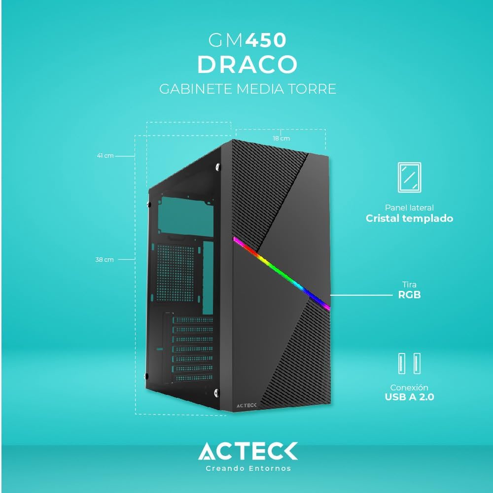 CPU GAMER AMD RYZEN 7 5700G RAM 16GB M.2 480GB WIFI