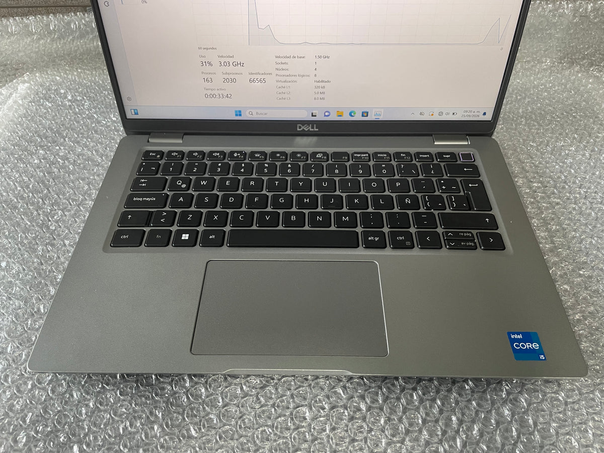 DELL Latitude 5420 Core i5-1145G7 RAM 16GB NVMe 512GB Win11 Pro Gris FullHD 14"