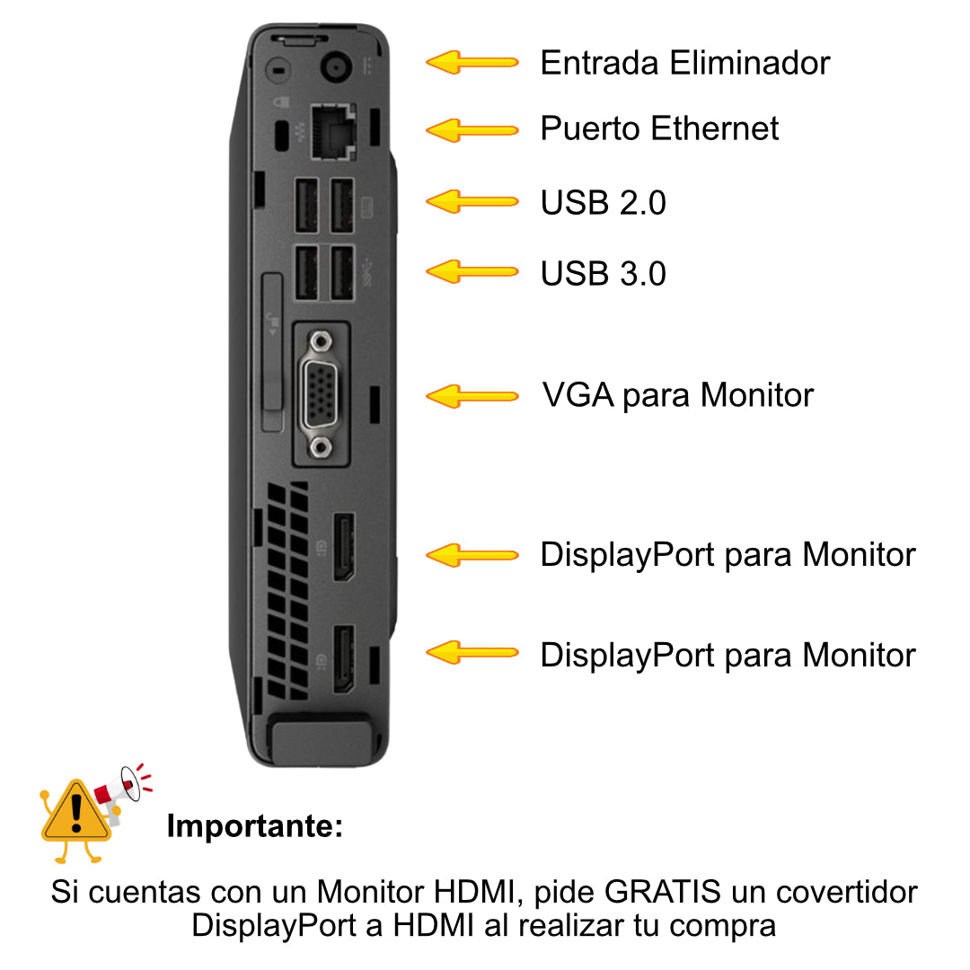 MINI PC HP PRODESK G3 CORE I7 7700T RAM 8GB SSD 256GB WIFI