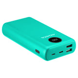PowerBank ADATA, 20,000 mAh. Compatible con Qualcomm QC 3.0 con Pantalla Digital, Color Verde