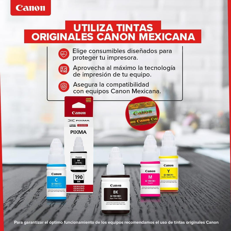 Impresora Canon Multifuncional  Copia, Imprime, Escanea, PIXMA G2110. Usa tinta Continua