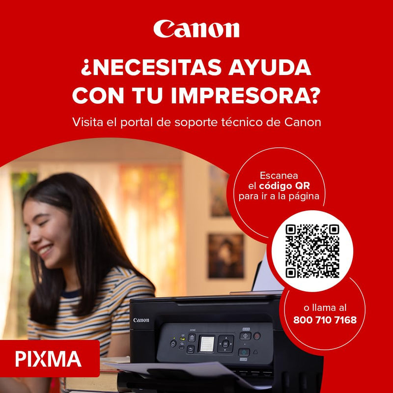 Impresora Canon Multifuncional  Copia, Imprime, Escanea, PIXMA G2110. Usa tinta Continua