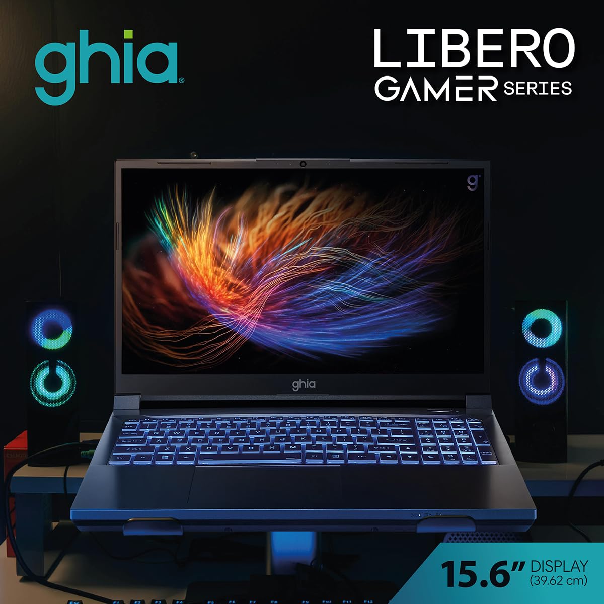 Laptop Gamer GHIA Core i5 12450H, RTX 3050 4GB, RAM 16GB, NVMe 512, 15.6 FHD IPS 144HZ, Windows 11 Home