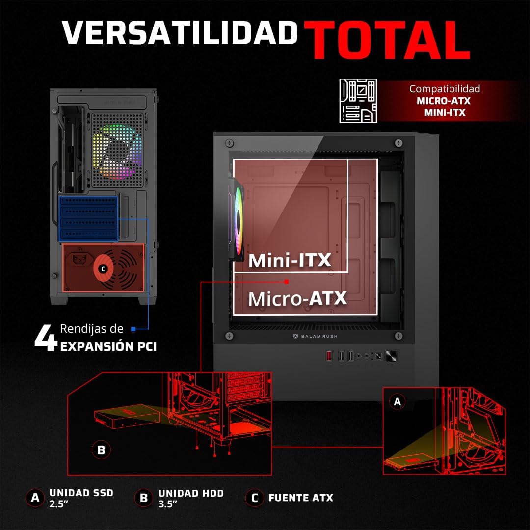 CPU GAMER RYZEN AMD 5 8500G RAM 16GB M.2 1 TB 5060 8GB