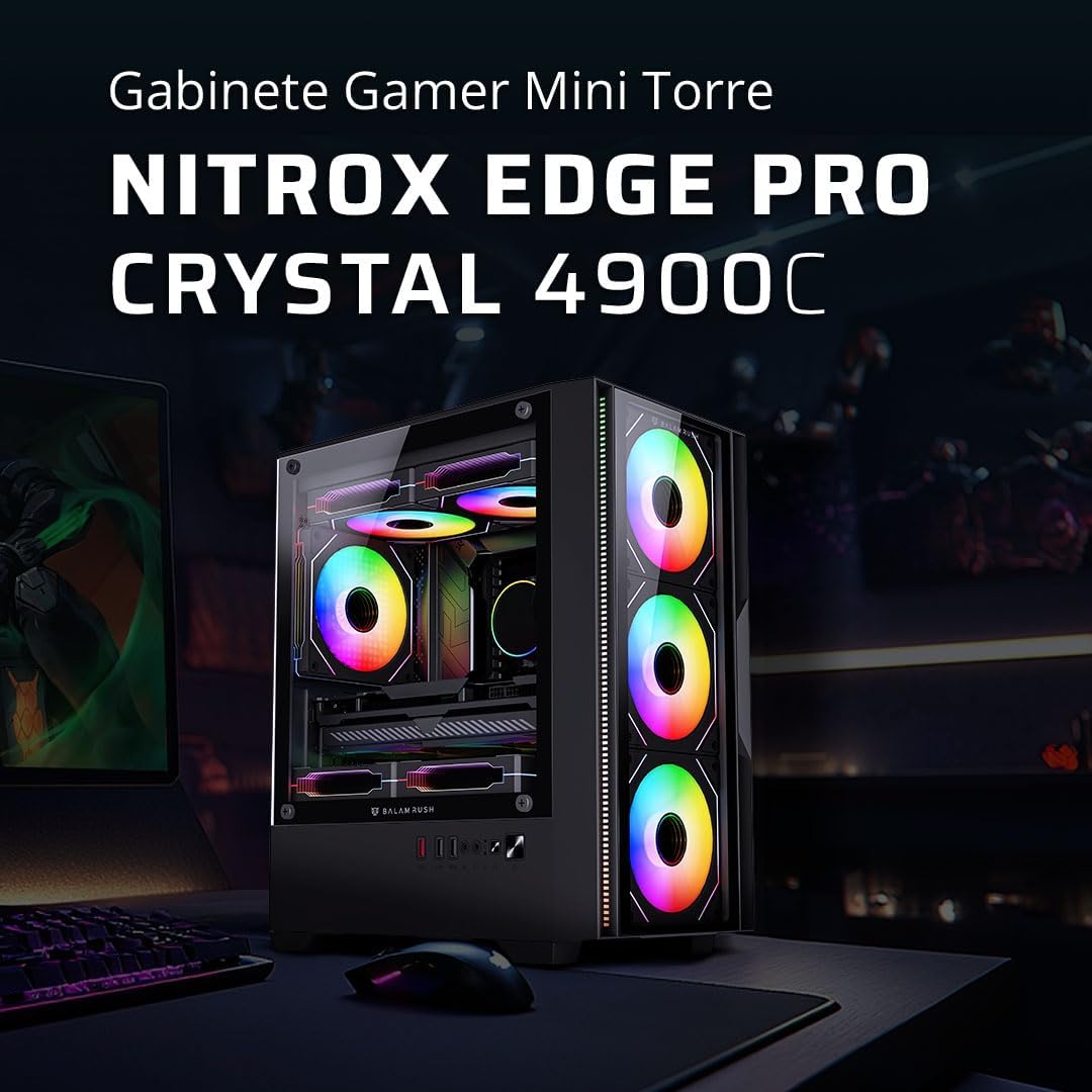 CPU GAMER RYZEN 7 5700 RTX 3050 RAM 16GB SSD M.2 480GB WIFI 80+