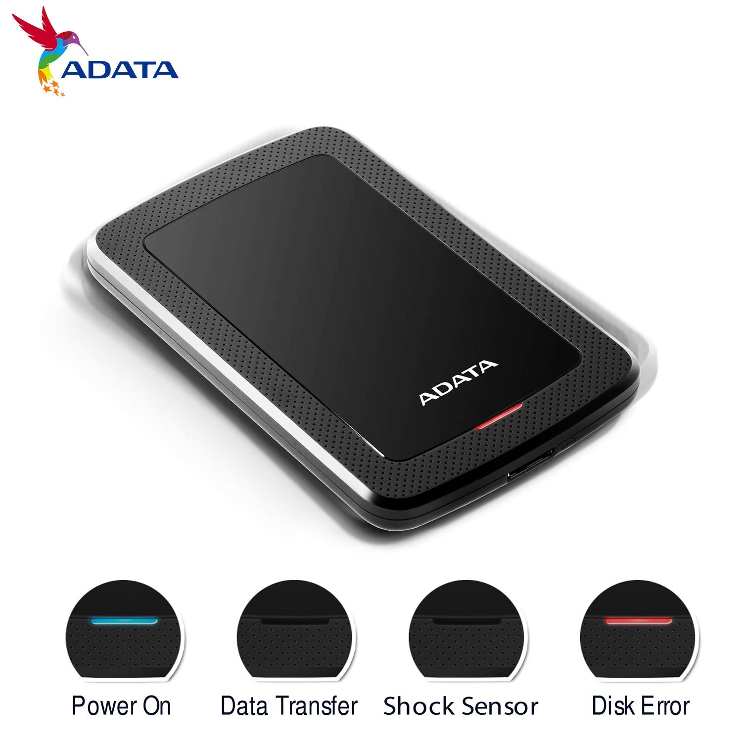 Disco Duro Externo Adata 1TB, 2.5'', USB 3.0, Negro