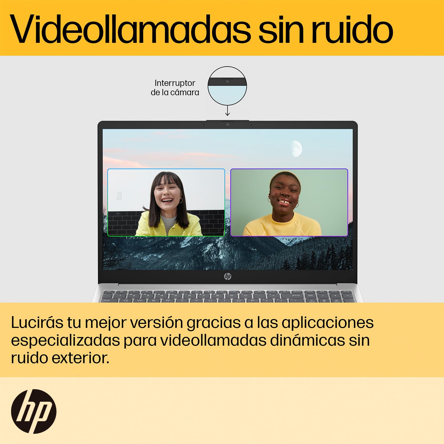 Laptop HP AMD Ryzen 7 7730U RAM 16GB NVMe 512GB Pantalla 15.6" HD Win11 Home