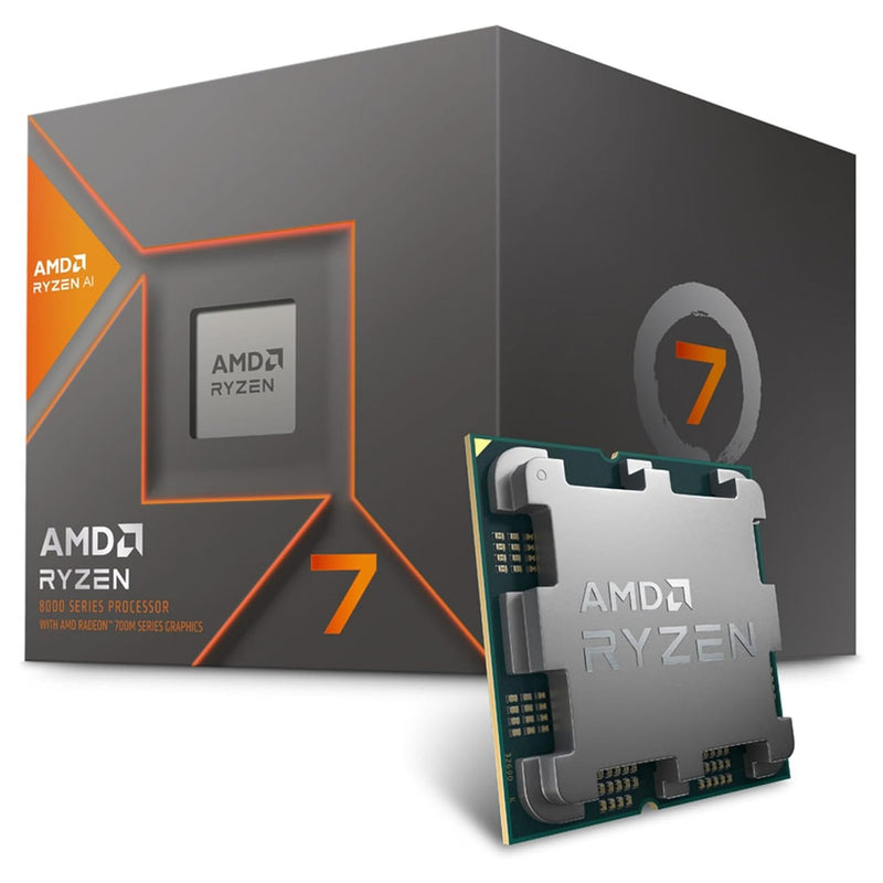 CPU GAMER PC RYZEN 7 8700F RAM 32GB SSD 2TB RX7600 8GB