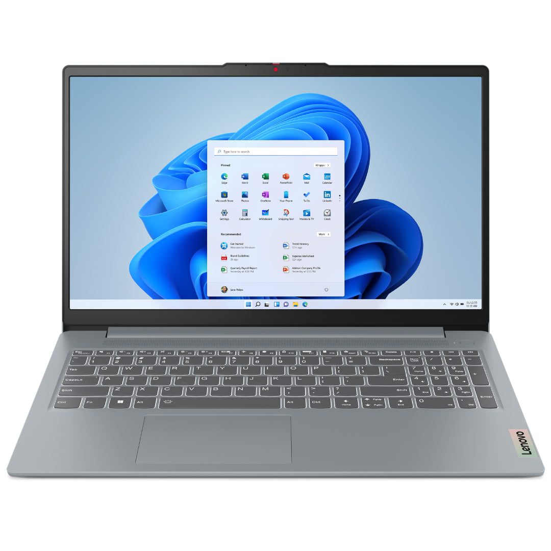 LAPTOP LENOVO IDEAPAD SLIM 3 15.6" TOUCH CORE I5-12450H 8GB 512GB SSD