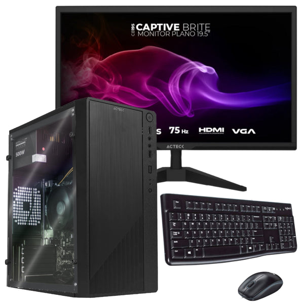 PC GAMER RYZEN 5 5600G RAM 16GB SSD 1TB HD 19.5"