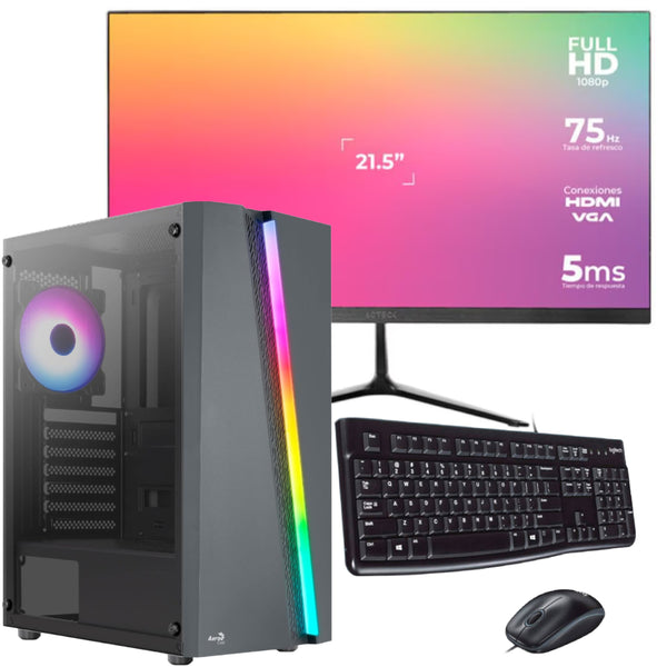 PC GAMER CORE I5 12400F RTX 3050 RAM 16GB SSD 1 TB 21.5"