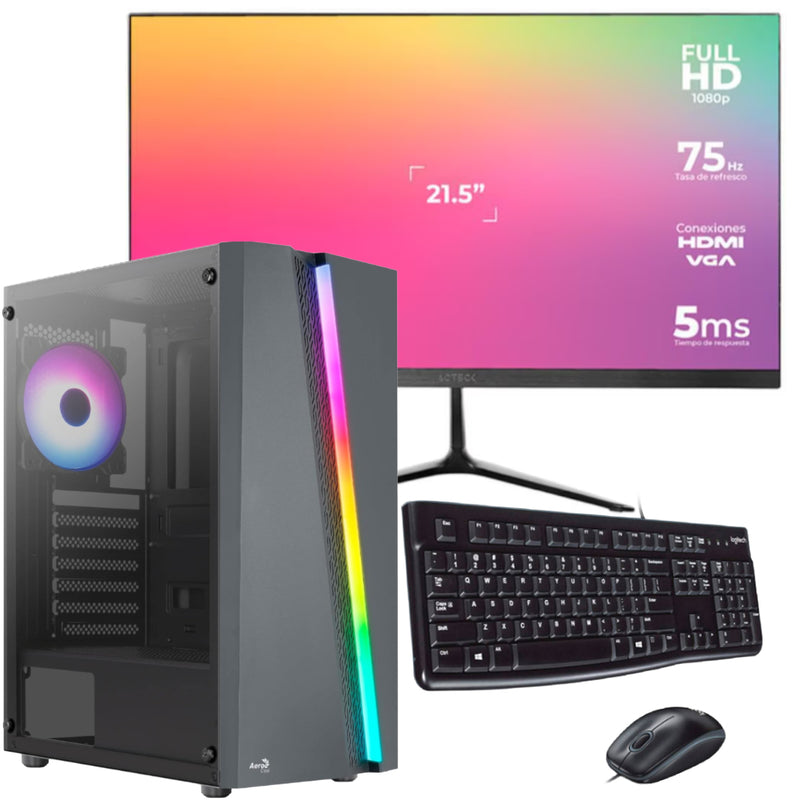 PC GAMER CORE I5 12400F RTX 3050 RAM 16GB SSD 1 TB 21.5"
