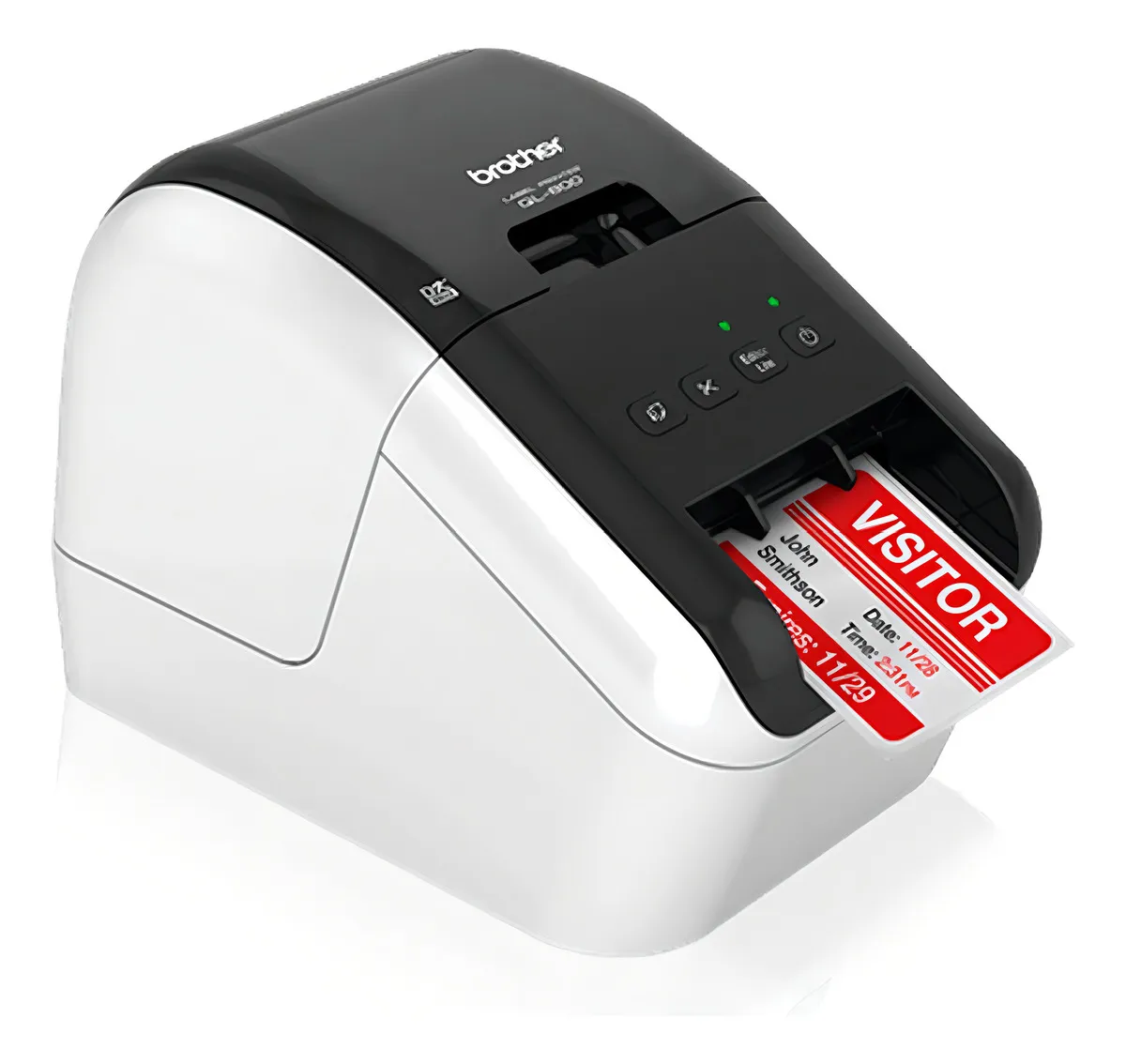 Impresora de Etiquetas BROTHER QL-800, Térmica directa, 300 x 600 DPI, 148 mm/s, Alámbric