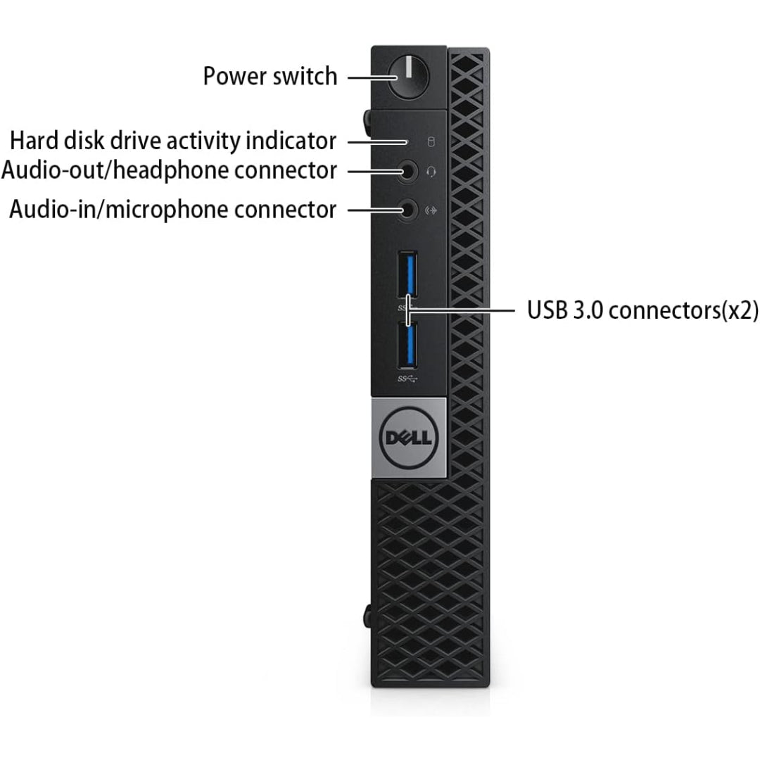 MINI CPU DELL OPTIPLEX CORE I5-6500 RAM 8GB SSD 128GB WiFi