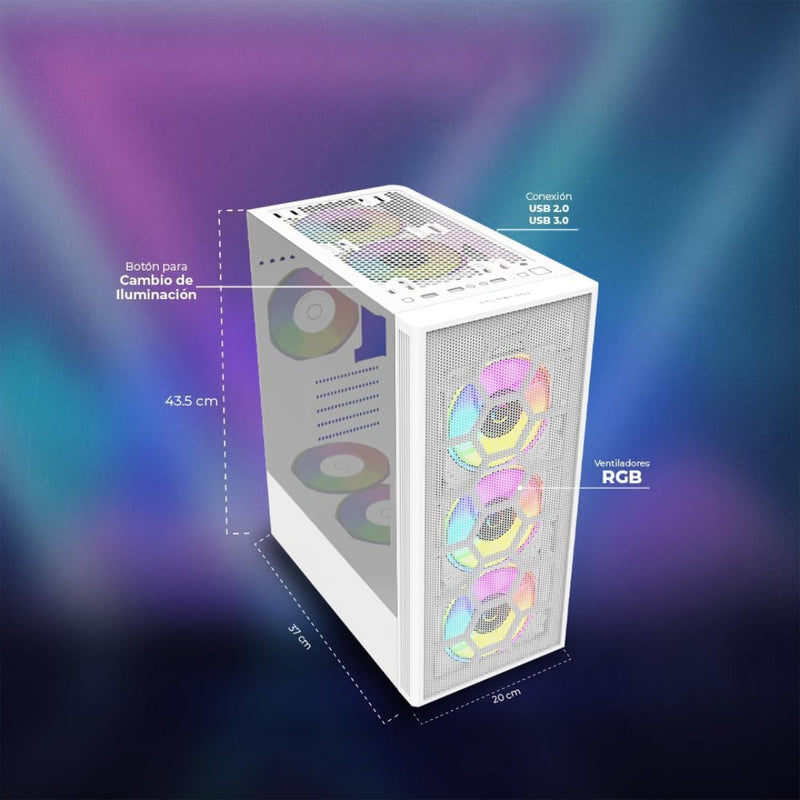 CPU GAMER CORE I5 14400F RAM 32GB NVMe 1 TB RTX 5050