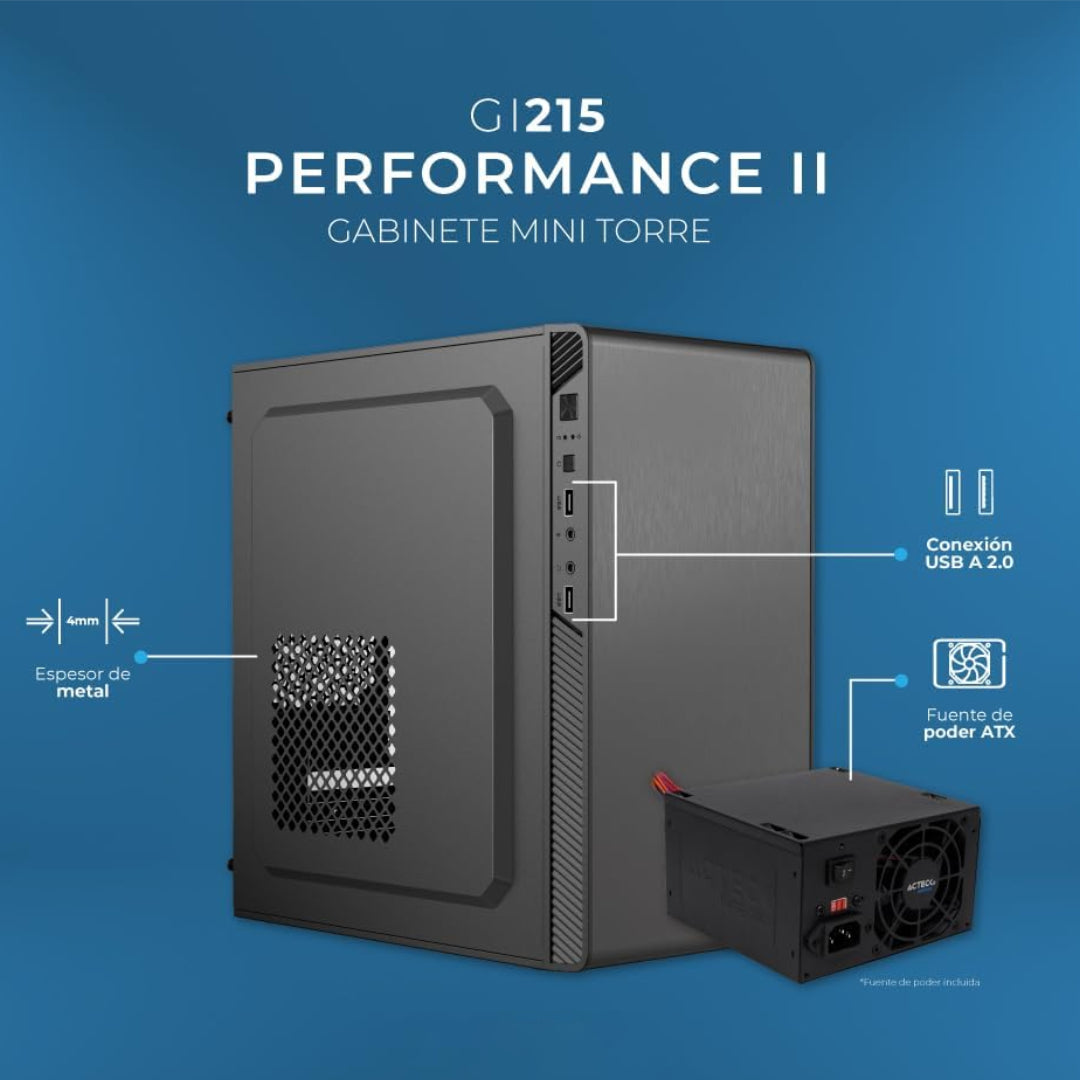 PC DE ESCRITORIO BÁSICA CORE I5 12400 8GB RAM SSD 240GB WIFI