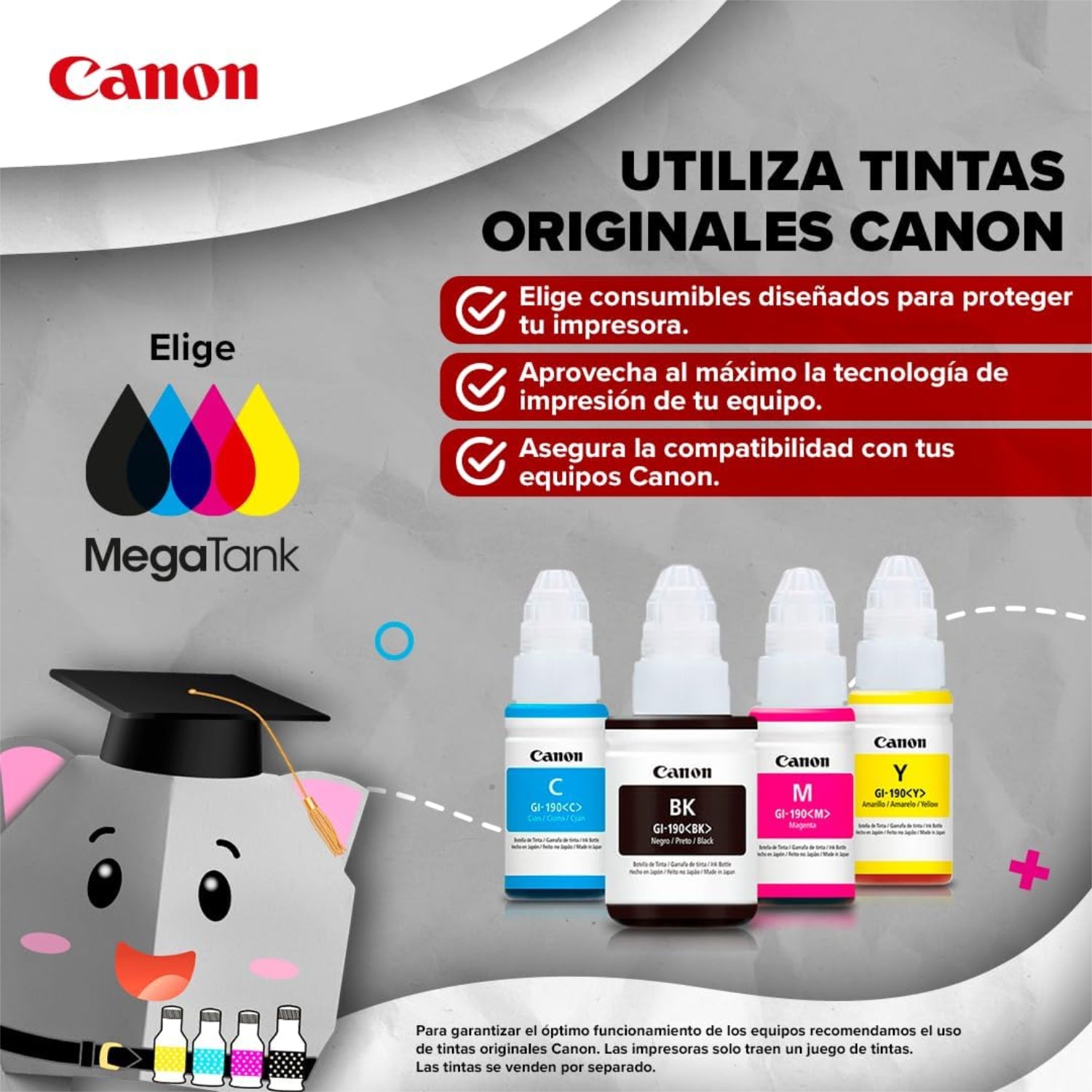Impresora Canon Multifuncional  Copia, Imprime, Escanea, PIXMA G2110. Usa tinta Continua