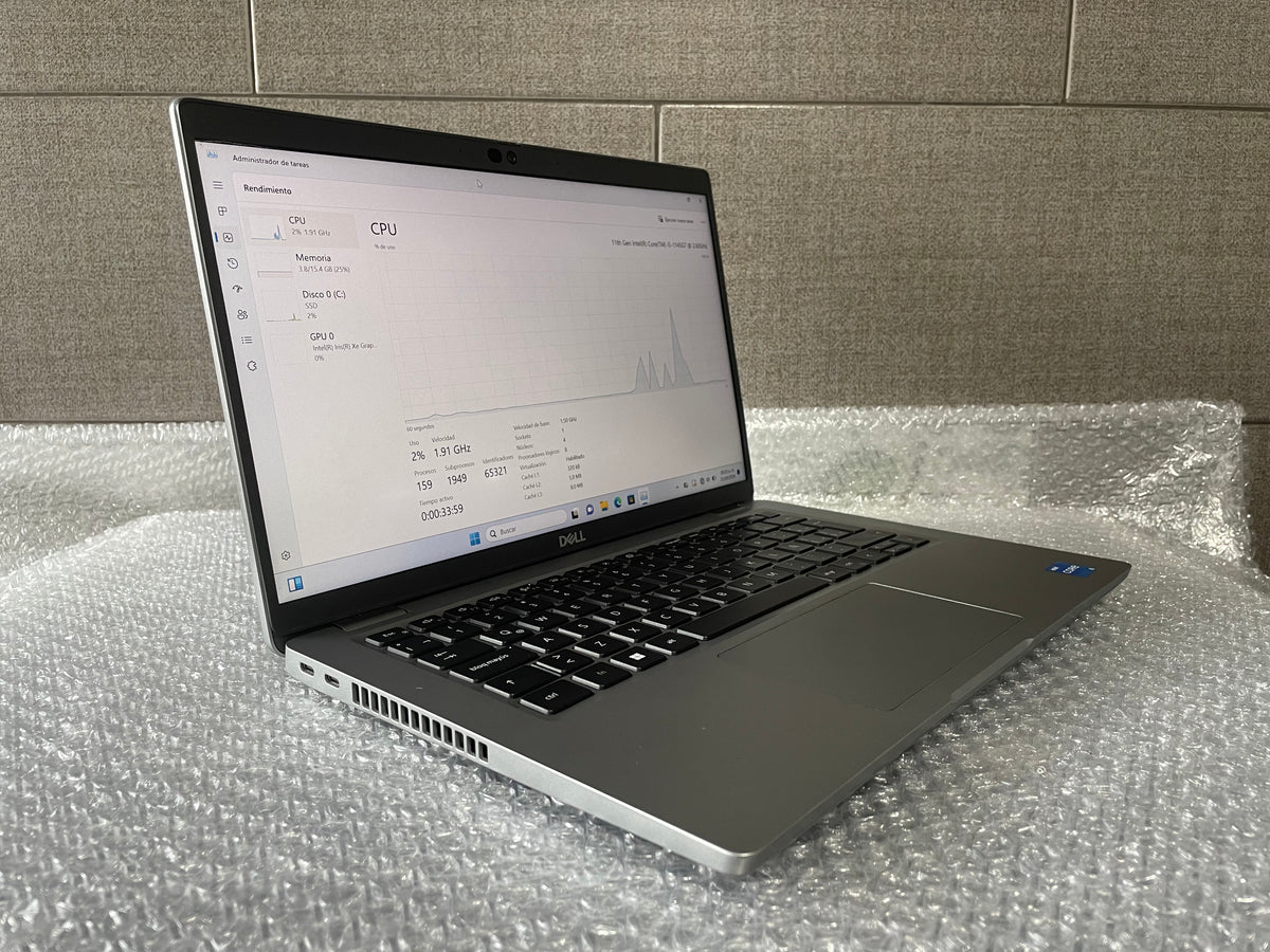 DELL Latitude 5420 Core i5-1145G7 RAM 16GB NVMe 512GB Win11 Pro Gris FullHD 14"