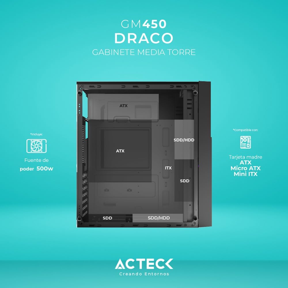 CPU GAMER AMD RYZEN 7 8700G RAM 16GB SSD 1TB WIFI