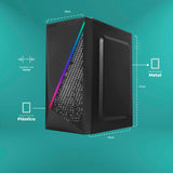 PC DISEÑO RENDER ESTUDIANTE I3 12100F 16GB RAM SSD 480GB A400