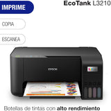 Epson Impresora Multifuncional L3210 Ecotank Tinta Continua