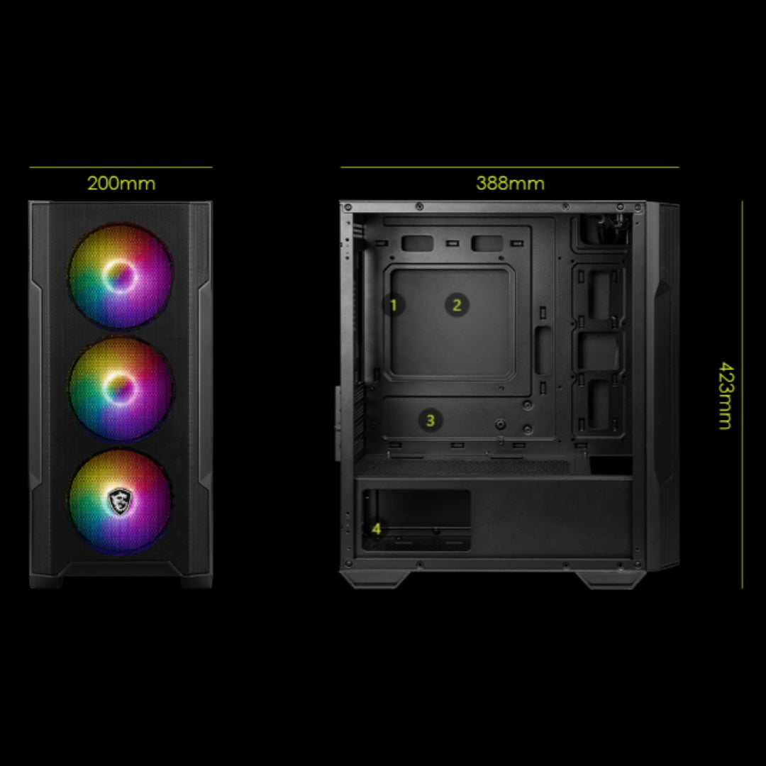 PC GAMER ULTRA 5 225F RTX5060 8GB RAM 32GB NVME 512GB RGB