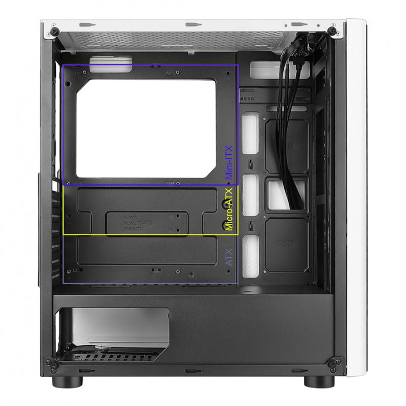 PC GAMER AMD RYZEN 5 8600G RAM 32GB M.2 1 TB RX7600 8GB 23.8" ROSA