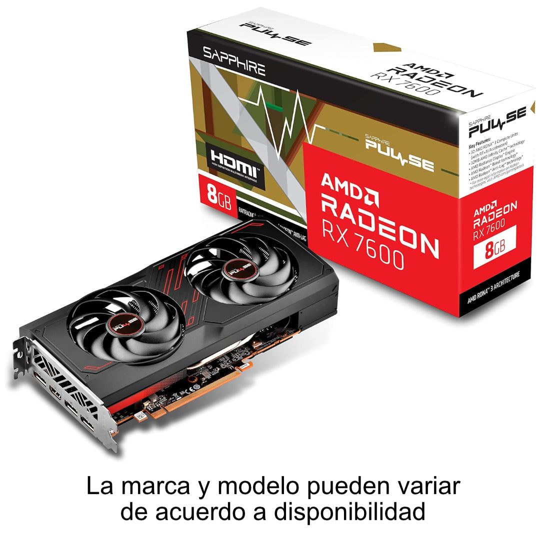 CPU GAMER RYZEN AMD 5 8500G RX7600 8GB RAM 16GB M.2 512