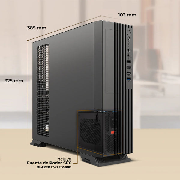 CPU SLIM PC CORE I5 12400 RAM 16GB NVMe 512GB INTEL UHD GRAPHICS 730