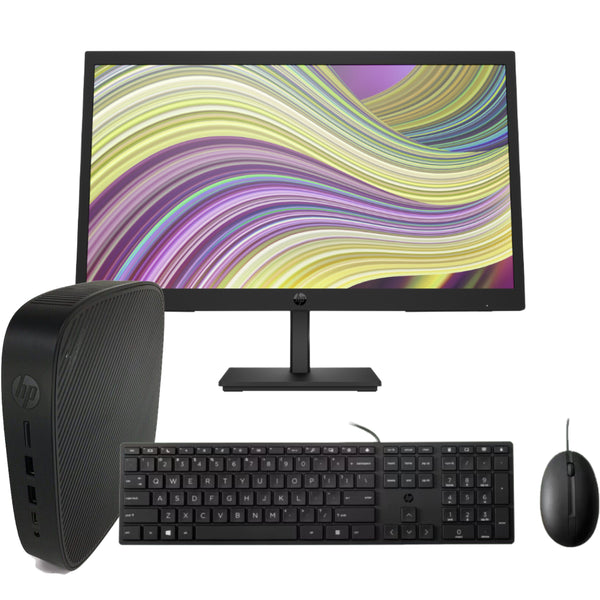 CPU MINI HP T640 AMD R1 Ryzen 505G RAM 16GB SSD 128GB Monitor 22