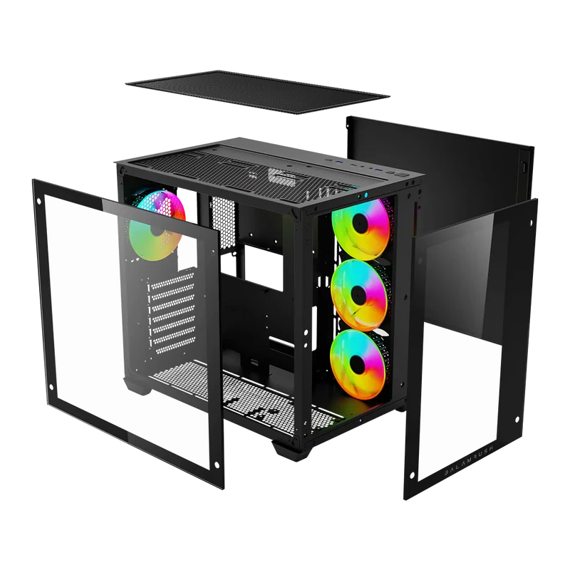 CPU GAMER PC AMD RYZEN 5 5500 RAM 16GB SSD 960GB 6600XT 600W