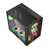 CPU GAMER PC AMD RYZEN 5 5500 RAM 16GB SSD 960GB 6600XT 600W