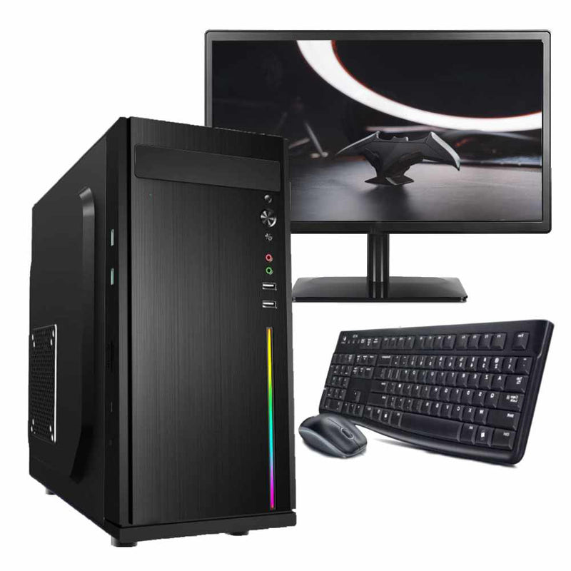 Computadora INTEL  i3 10100 RAM 16GB SSD 240GB monitor 19.5" HD