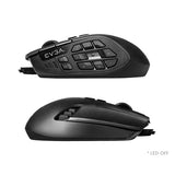 EVGA X17 - Ratón para Juegos, con Cable, Negro. Gris
