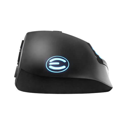 EVGA X17 - Ratón para Juegos, con Cable, Negro. Gris