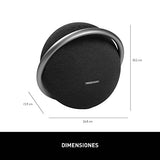 Harman Kardon Onyx Studio 7 Bocina Portátil Bluetooth 50 W de Potencia Reproducción 8 Horas Mango de Aluminio Anodizado
