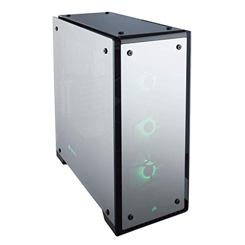 Corsair Crystal 570X Midi-Tower Negro gabinete de computadora - Caja de ordenador (Midi-Tower, PC, Vidrio, Negro, Juego, Ventiladores de la caja)