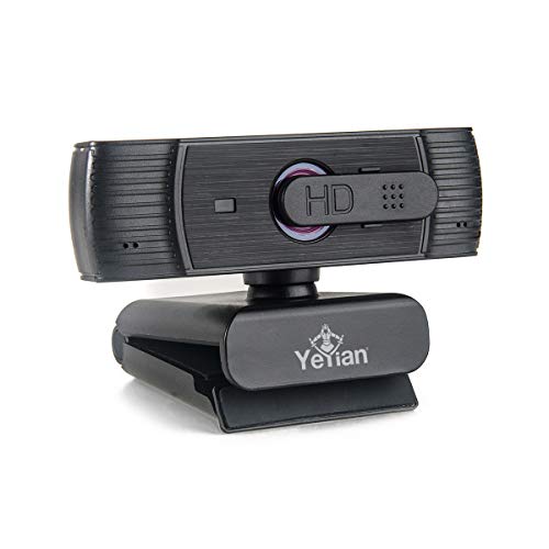 YEYIAN Webcam Widok Series 2000 USB 2.0, Autofocus HD, HDR, microfono Dual con reduccion de Ruido Negro (YAW-041620)