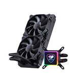 Cougar Aqua 240 RGB Enfriamiento Liquido para CPU, 2X 120mm, 600-1800RPM