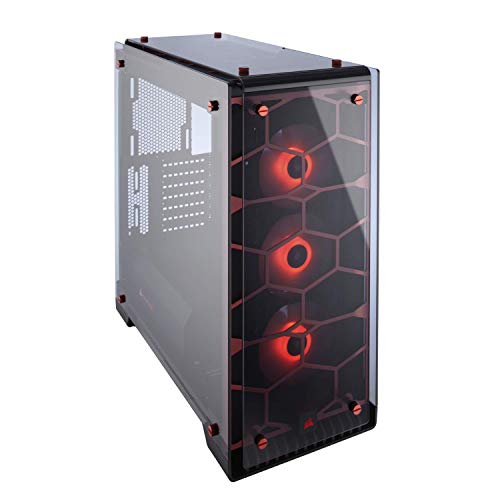 Corsair Crystal 570X Midi-Tower Negro gabinete de computadora - Caja de ordenador (Midi-Tower, PC, Vidrio, Negro, Juego, Ventiladores de la caja)