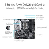 ASUS Prime Z690M-PLUS D4 - Placa base para gaming Intel LGA 1700, Intel Z690, mATX, PCIe 5.0, 3 módulos M.2, memoria DDR4, Thunderbolt 4, Aura Sync)