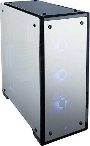 Corsair Crystal 570X Midi-Tower Negro gabinete de computadora - Caja de ordenador (Midi-Tower, PC, Vidrio, Negro, Juego, Ventiladores de la caja)