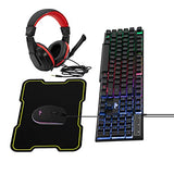 YEYIAN Kit Teclado y Mouse Gamer Led Hydra 2001 YKH-20708