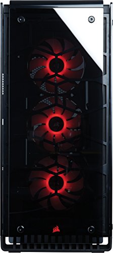 Corsair Crystal 570X Midi-Tower Negro gabinete de computadora - Caja de ordenador (Midi-Tower, PC, Vidrio, Negro, Juego, Ventiladores de la caja)