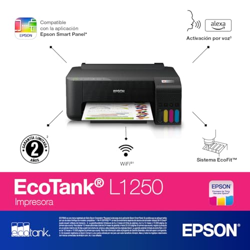 Epson Impresora Ecotank a Color con WiFi, L1250